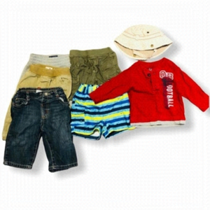 BOYS Clothes  Bundle 6-12 Months Various Brands, 7 Pieces